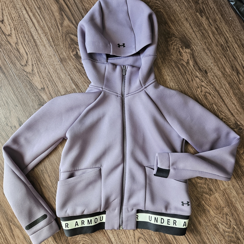 Under Armour Purple Zip-Up Hoodie